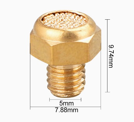 Brass screw-in breather vent for DTF ink tanks 4 pcs